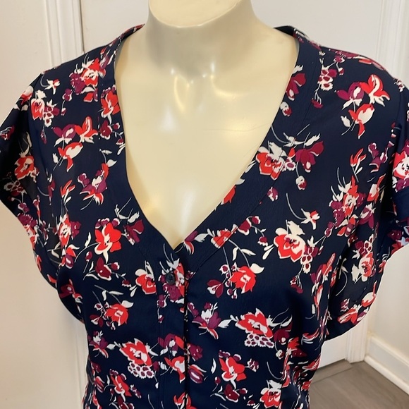 ZAC Zac Posen Floral Blouse 6 - Picture 2 of 4